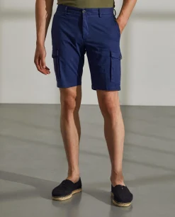 LION OF PORCHES Calções^Bermudas de algodão stretch com bolsos laterais