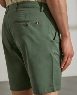 LION OF PORCHES Calções^Bermudas em sarja com bolsos