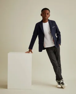 LION OF PORCHES Blazers^Blazer de algodão com bolsos