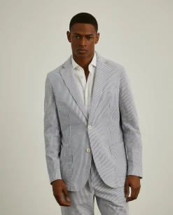 LION OF PORCHES Blazers^Blazer de riscas slim fit