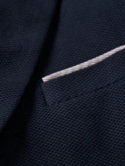 LION OF PORCHES Blazers^Blazer piqué com detalhes em vermelho