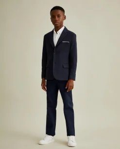 LION OF PORCHES Blazers^Blazer piqué com detalhes em vermelho