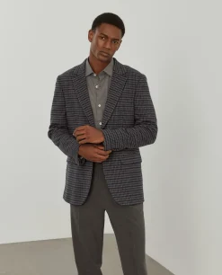 LION OF PORCHES Blazers^Blazer slim fit em algodão e lã