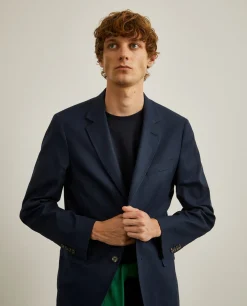 LION OF PORCHES Blazers^Blazer slim fit em algodão e lã