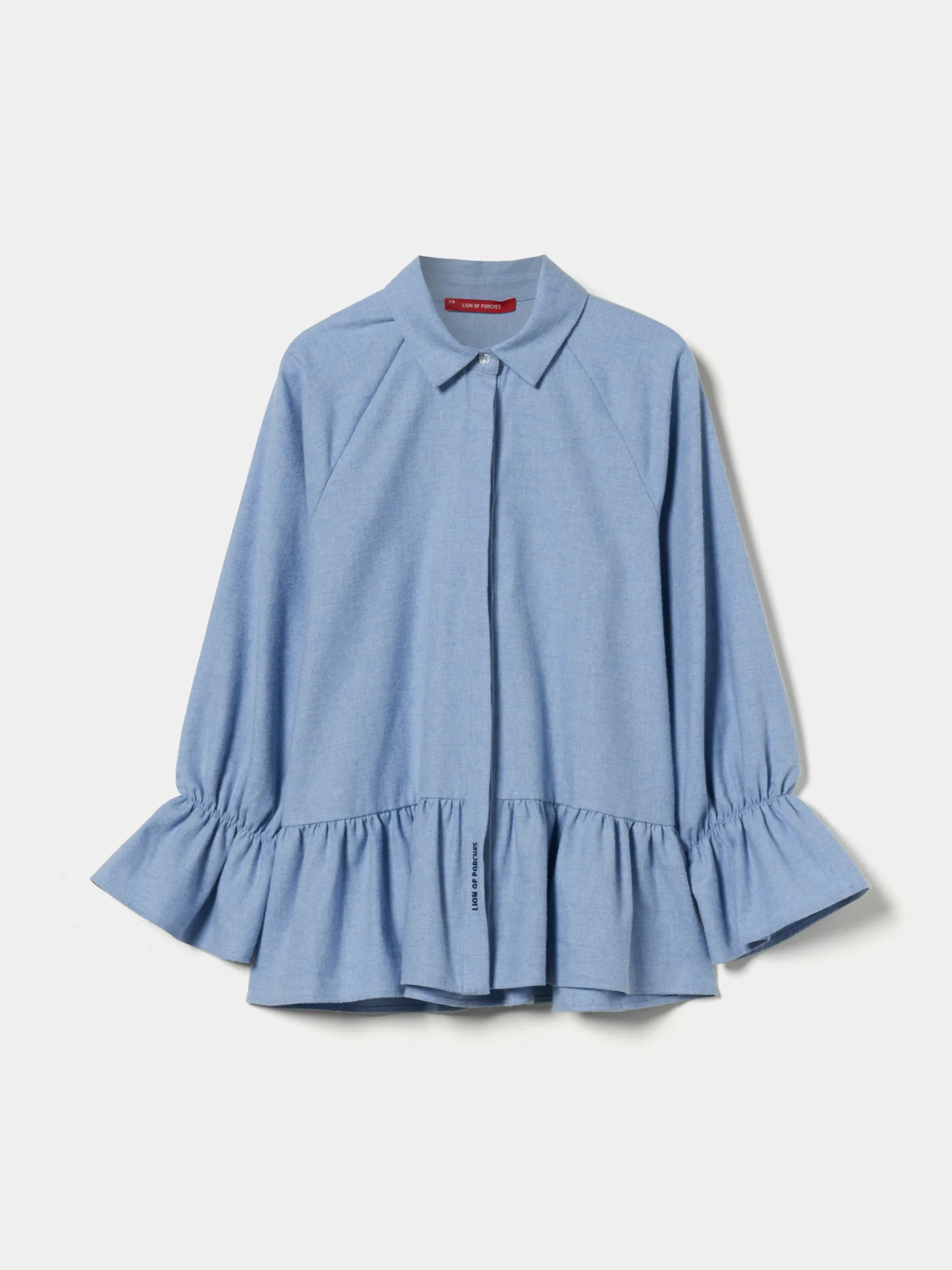 LION OF PORCHES Camisas / Blusas^Blusa de manga comprida com folhos