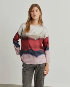 MULHER LION OF PORCHES Blusas^Blusa fluida estampada