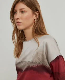 MULHER LION OF PORCHES Blusas^Blusa fluida estampada