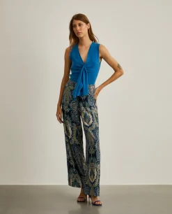 MULHER LION OF PORCHES Blusas^Blusa fluida sem mangas