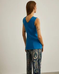 MULHER LION OF PORCHES Blusas^Blusa fluida sem mangas