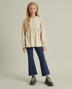 LION OF PORCHES Camisas / Blusas^Blusa manga comprida bordado flores