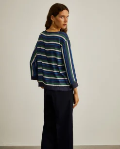 MULHER LION OF PORCHES Blusas^Blusa às riscas