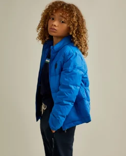 LION OF PORCHES Blusões^Blusão acolchoado com capuz embutido