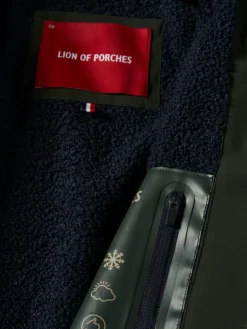 LION OF PORCHES Blusões^Blusão com capuz e forro cardado