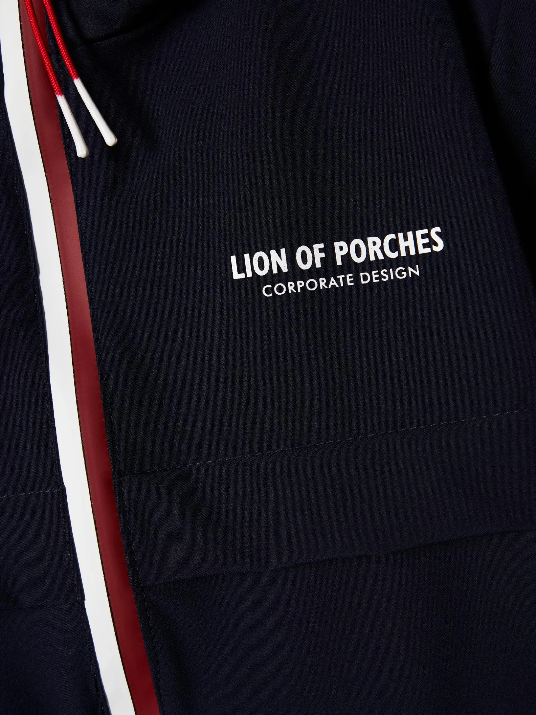LION OF PORCHES Blusões^Blusão com capuz e riscas em contraste