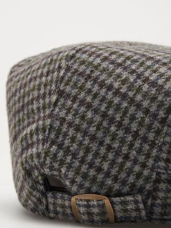 LION OF PORCHES Bonés / Gorros^Boina tartan mistura de lã