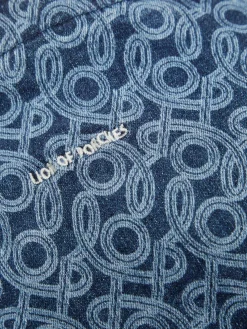 LION OF PORCHES Malas / Porta-Moedas^Bolsa denim com monograma