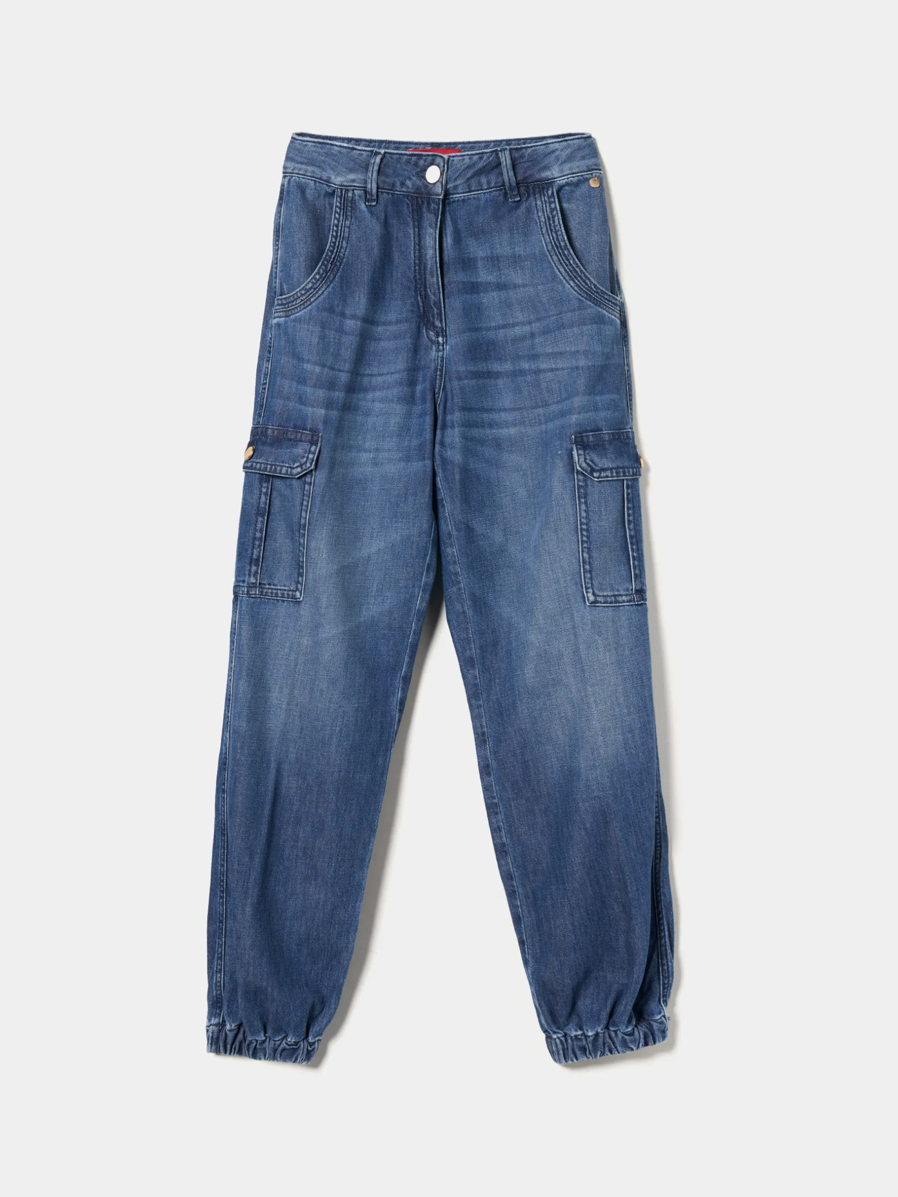 MULHER LION OF PORCHES Calças^Calças cargo denim
