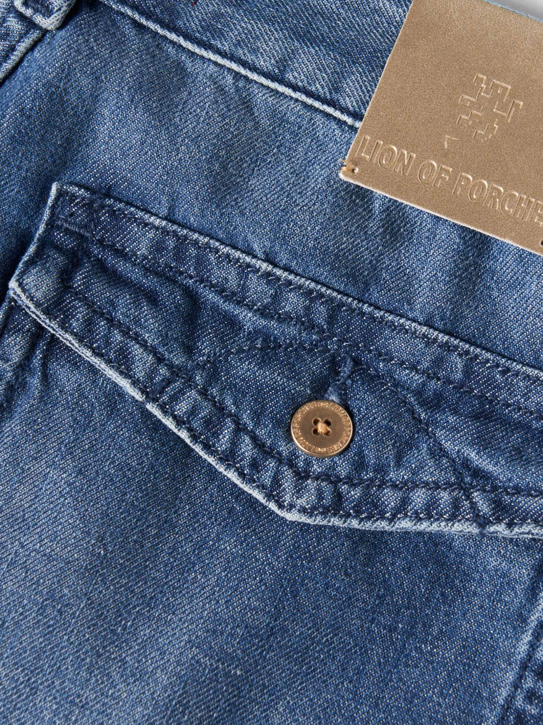 MULHER LION OF PORCHES Calças^Calças cargo denim