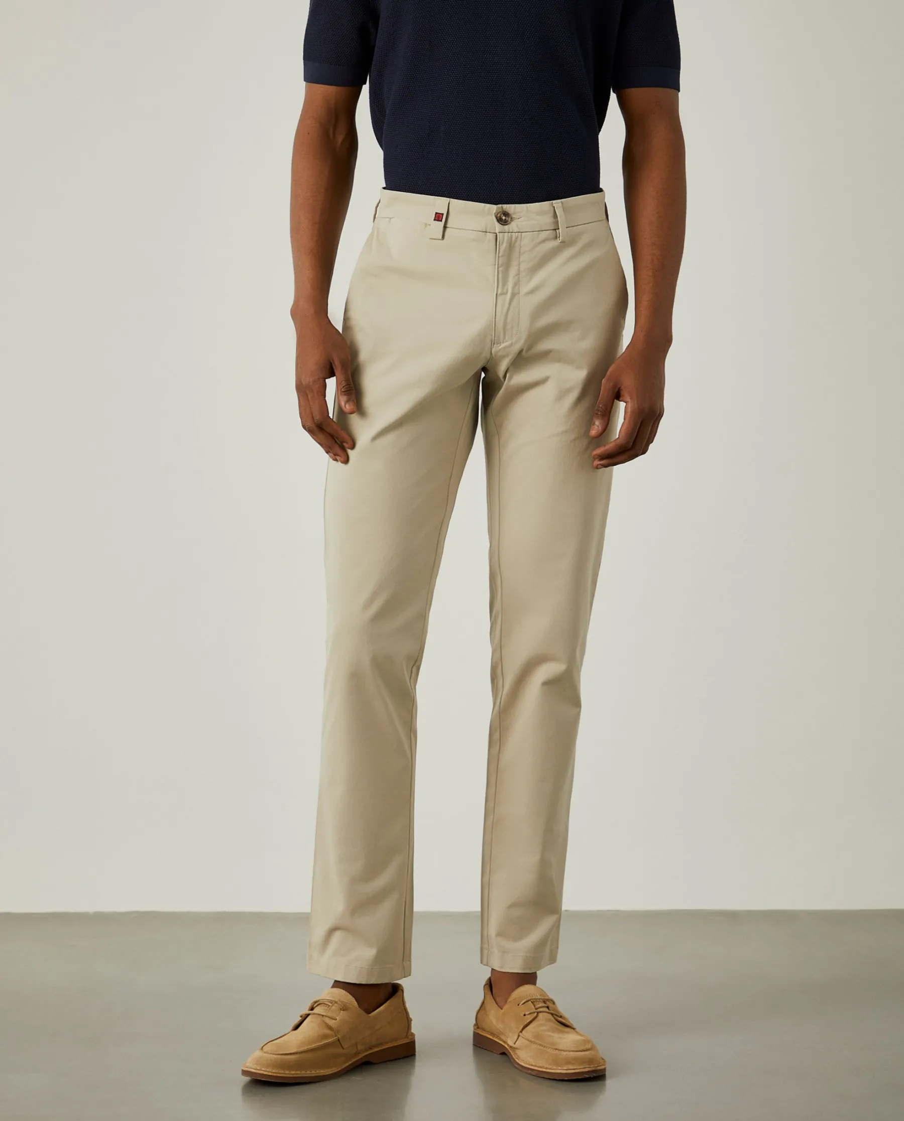 LION OF PORCHES Calças^Calças chino slim fit