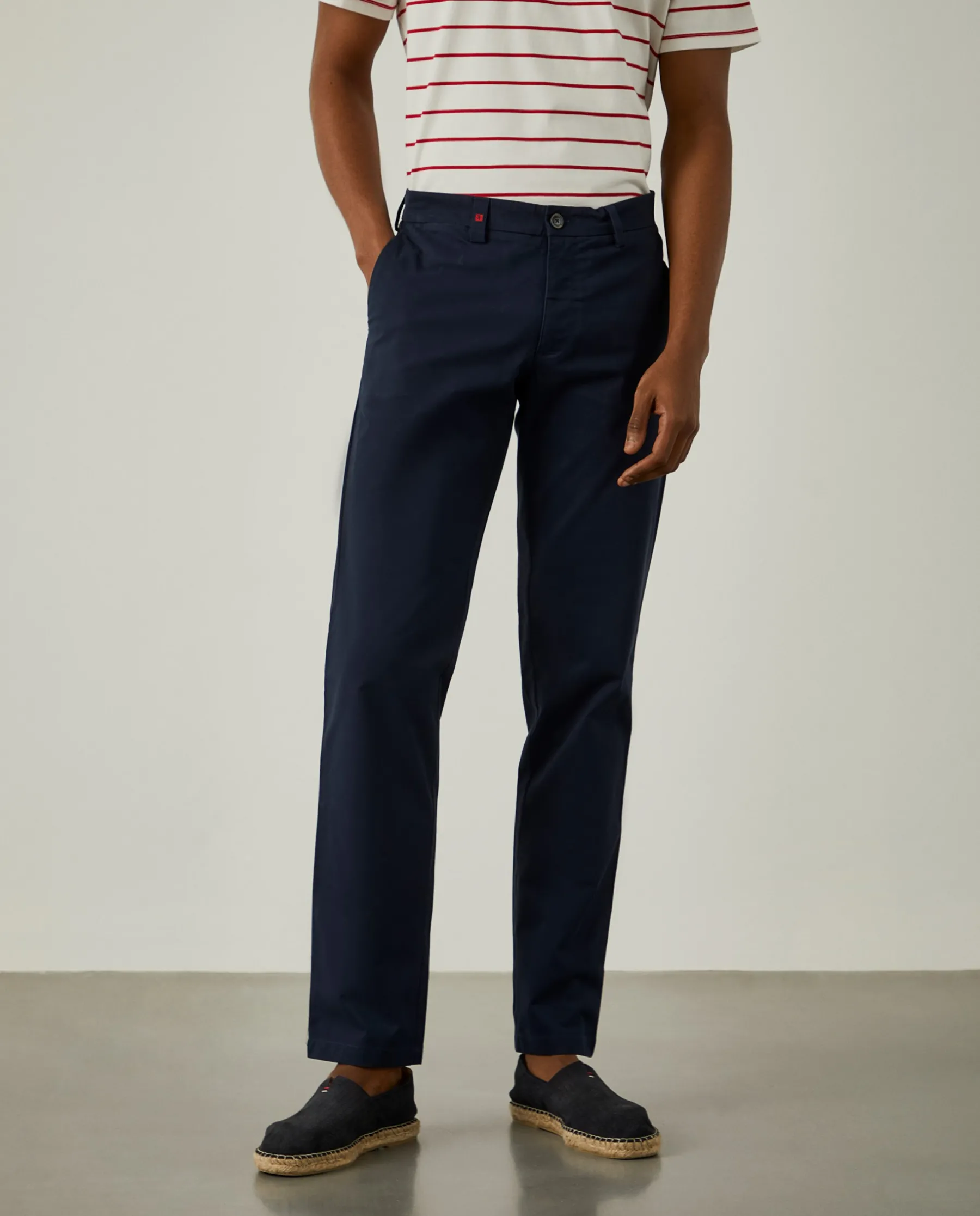 LION OF PORCHES Calças^Calças chino slim fit