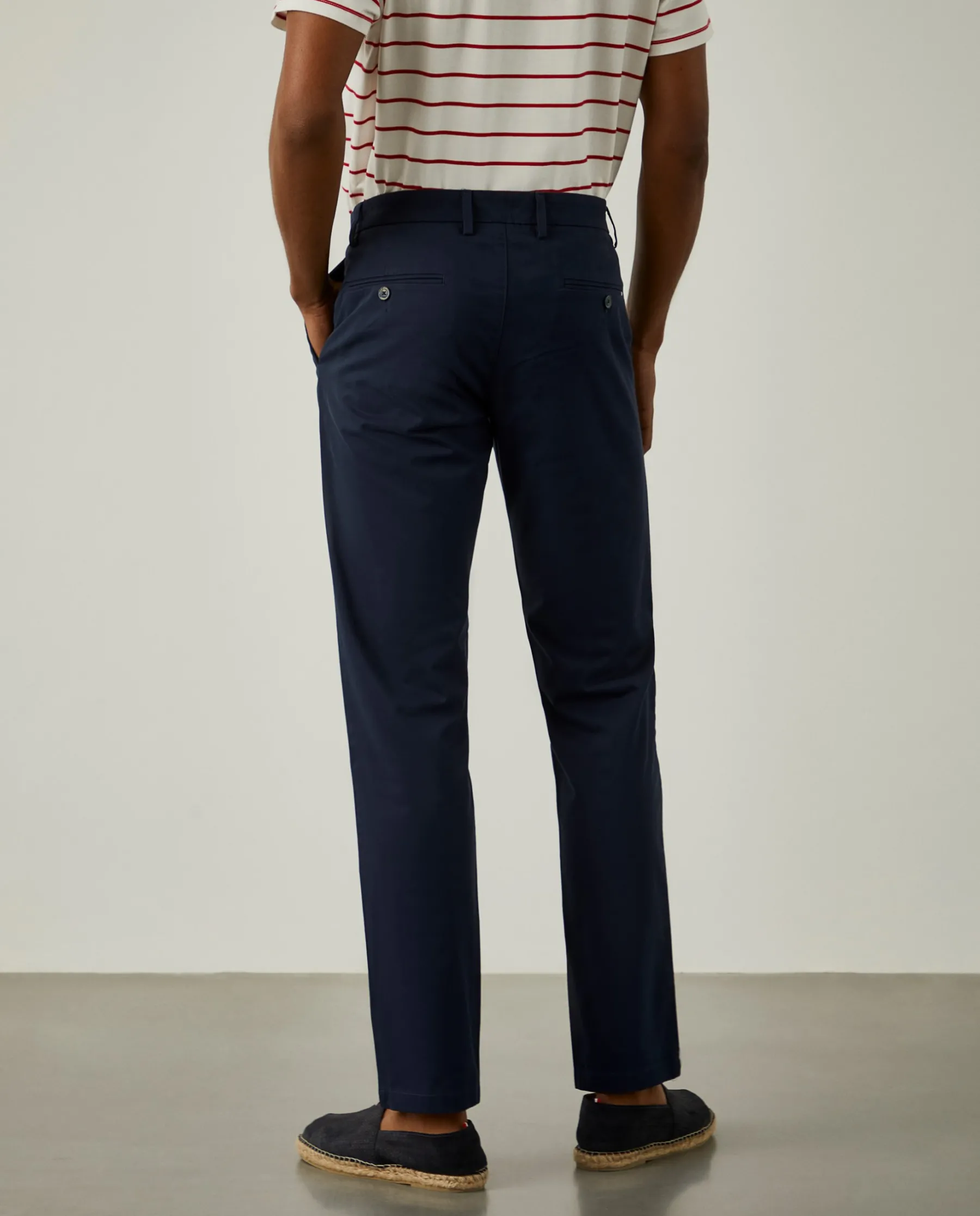 LION OF PORCHES Calças^Calças chino slim fit