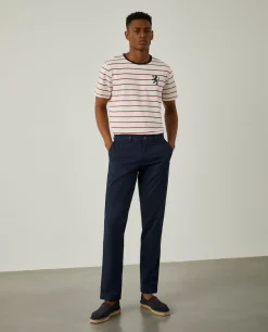 LION OF PORCHES Calças^Calças chino slim fit
