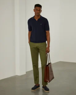LION OF PORCHES Calças^Calças chino slim fit
