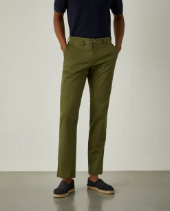 LION OF PORCHES Calças^Calças chino slim fit