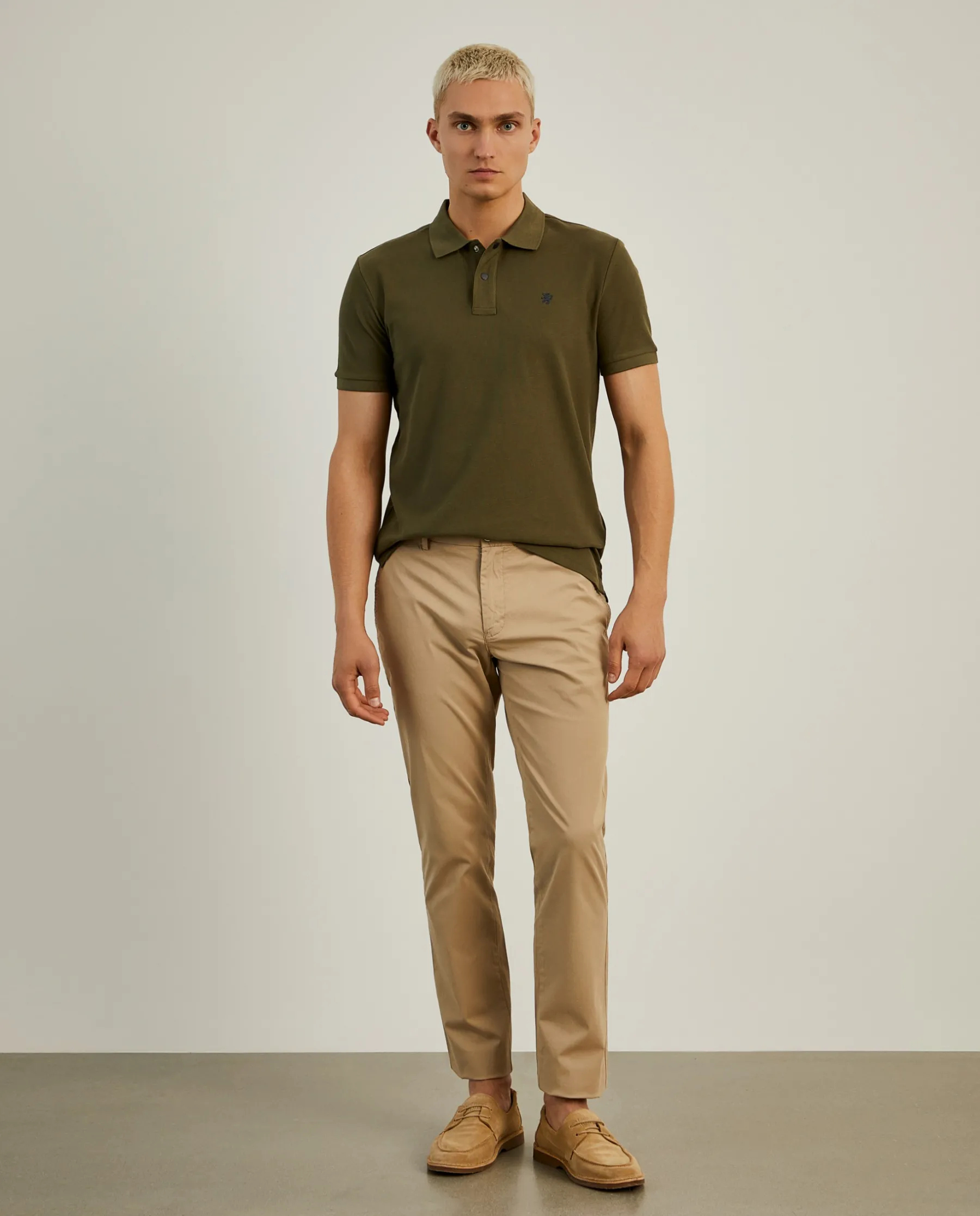 LION OF PORCHES Calças^Calças chino slim fit