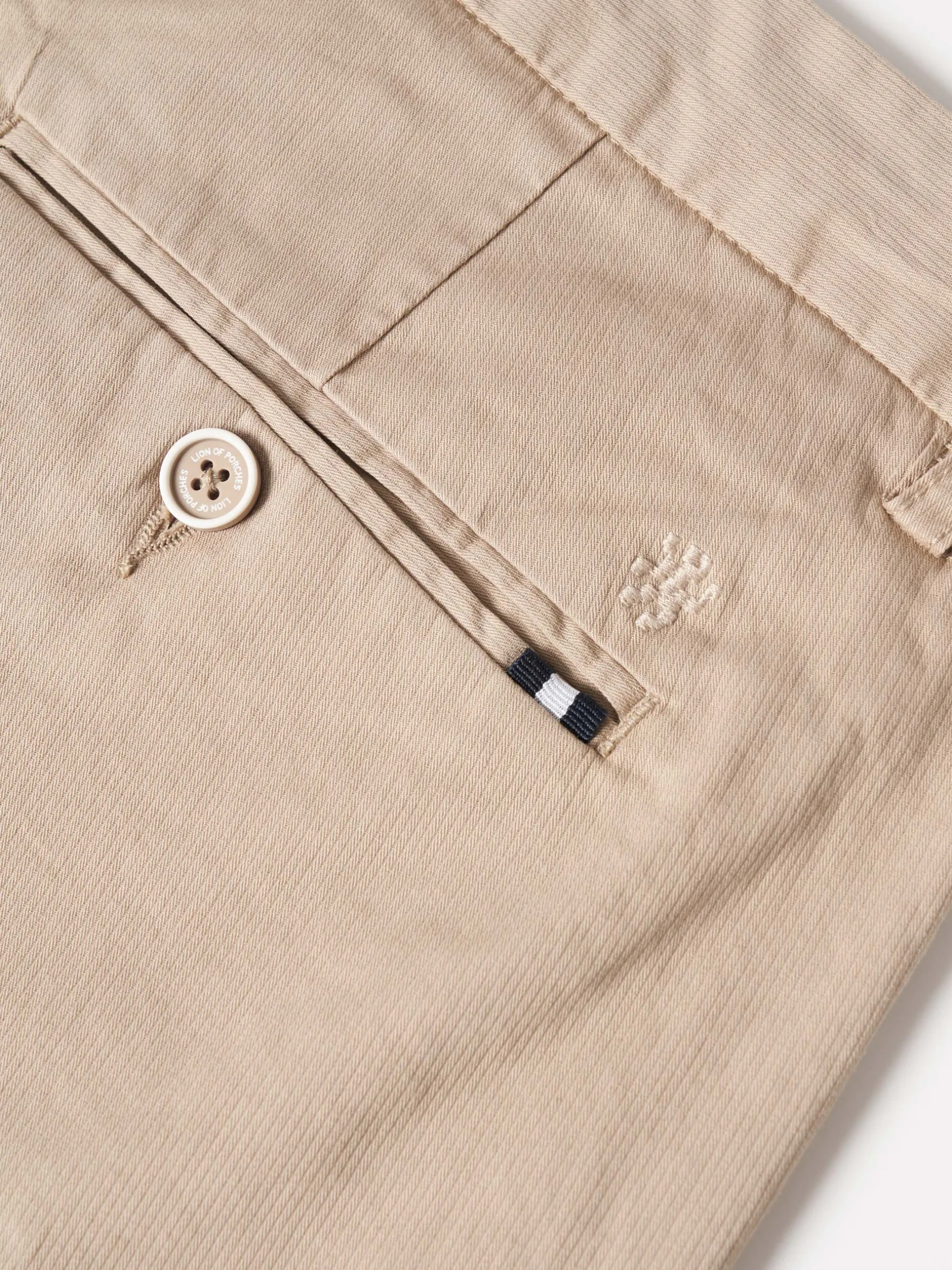 LION OF PORCHES Calças^Calças chino slim fit