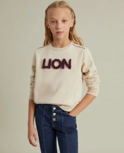 LION OF PORCHES Calças^Calças denim com franjas