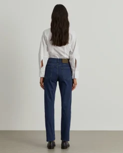 MULHER LION OF PORCHES Calças^Calças denim regular fit