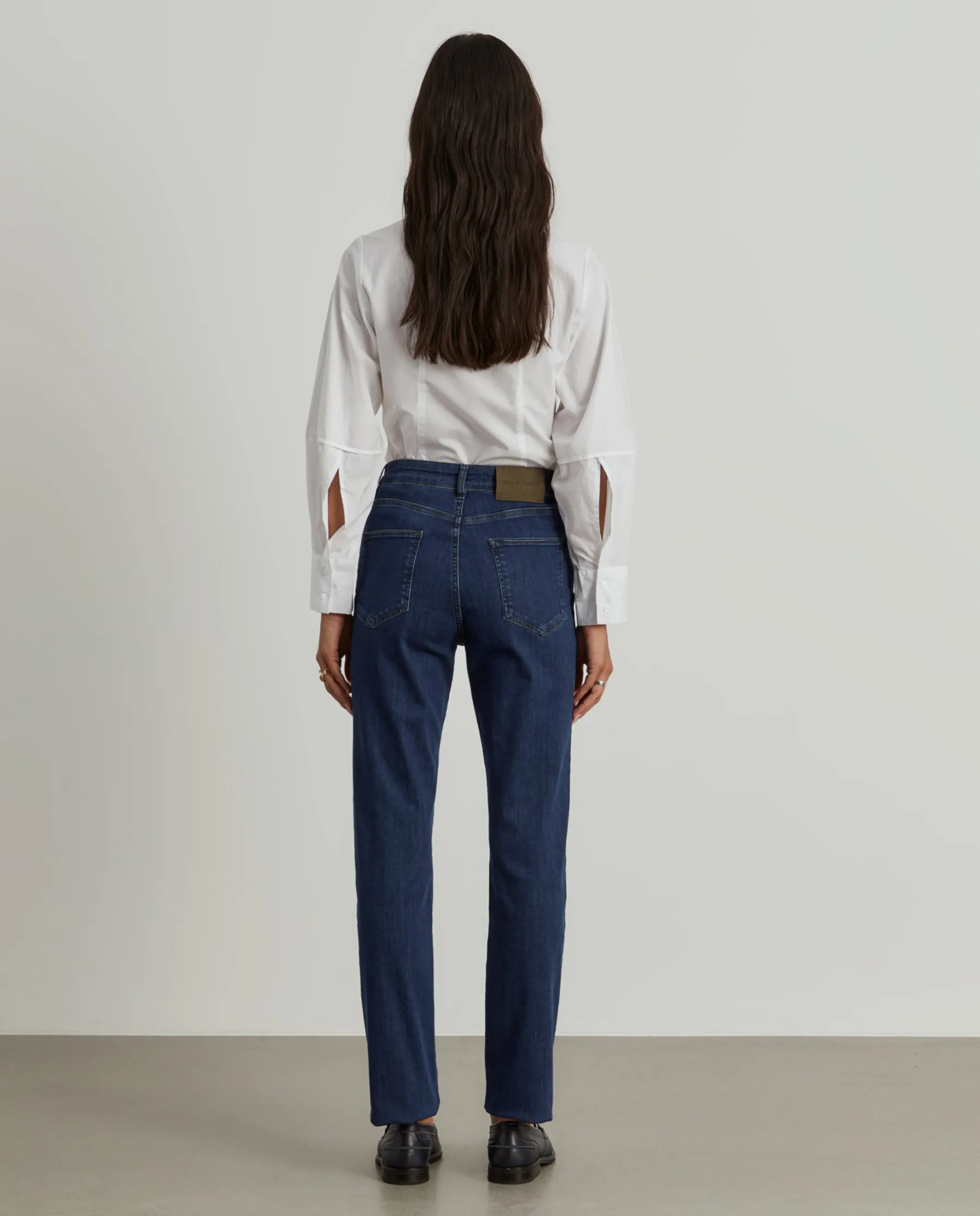 MULHER LION OF PORCHES Calças^Calças denim regular fit