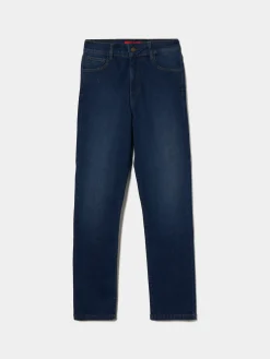 MULHER LION OF PORCHES Calças^Calças denim regular fit