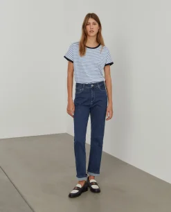 MULHER LION OF PORCHES Calças^Calças denim regular fit