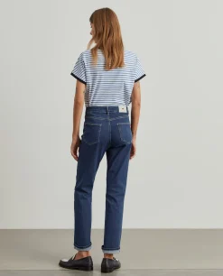MULHER LION OF PORCHES Calças^Calças denim regular fit