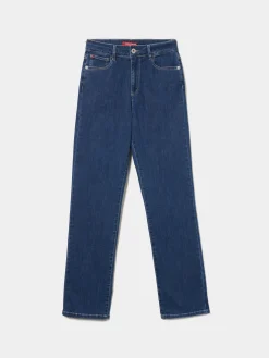 MULHER LION OF PORCHES Calças^Calças denim regular fit