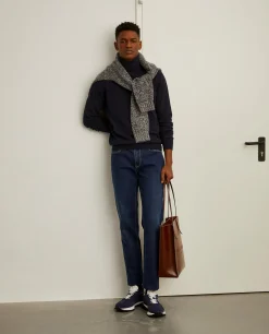 LION OF PORCHES Calças^Calças denim regular fit lavagem escura