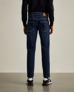 LION OF PORCHES Calças^Calças denim regular fit lavagem escura
