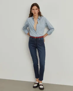 MULHER LION OF PORCHES Calças^Calças denim skinny
