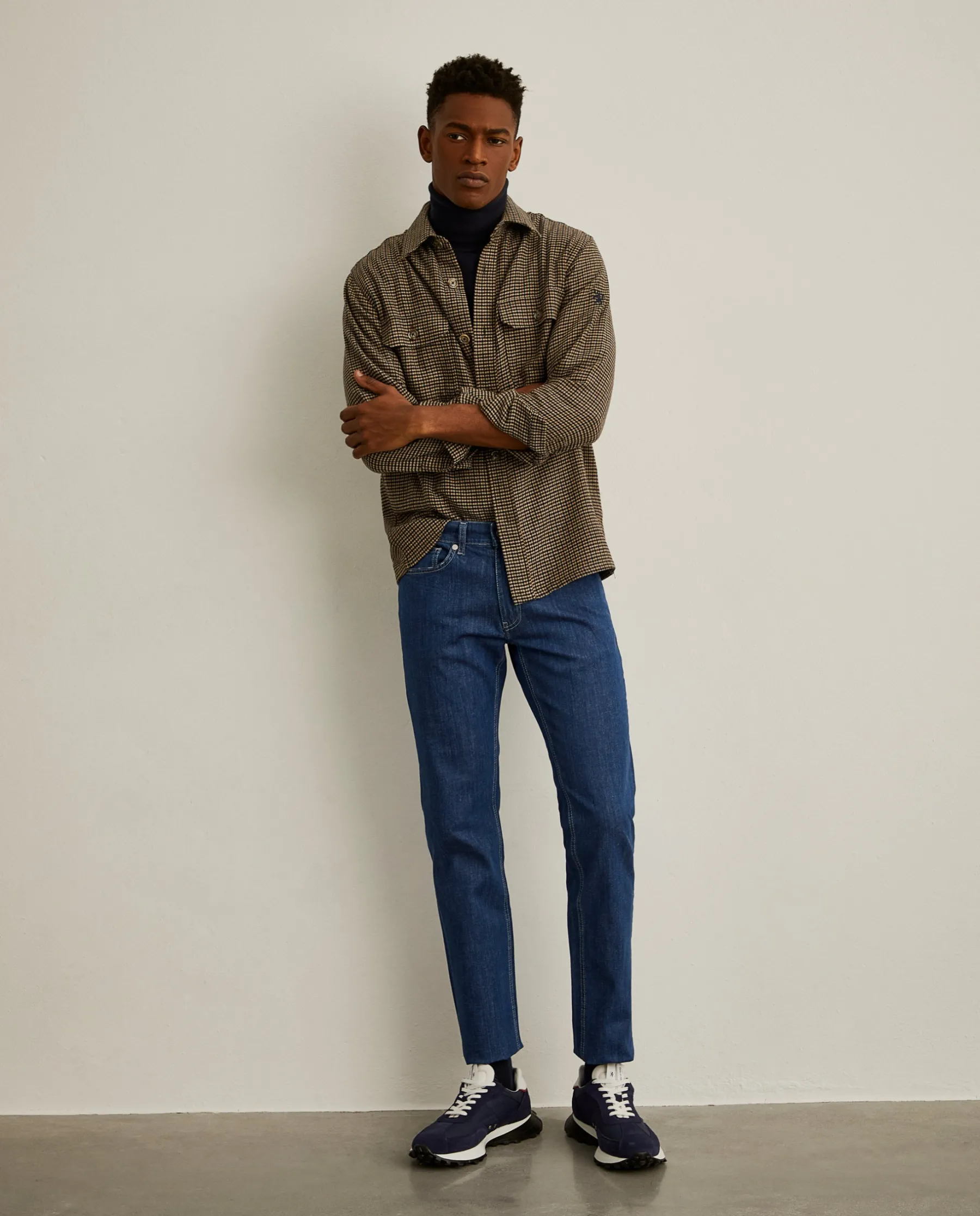 LION OF PORCHES Calças^Calças denim slim fit