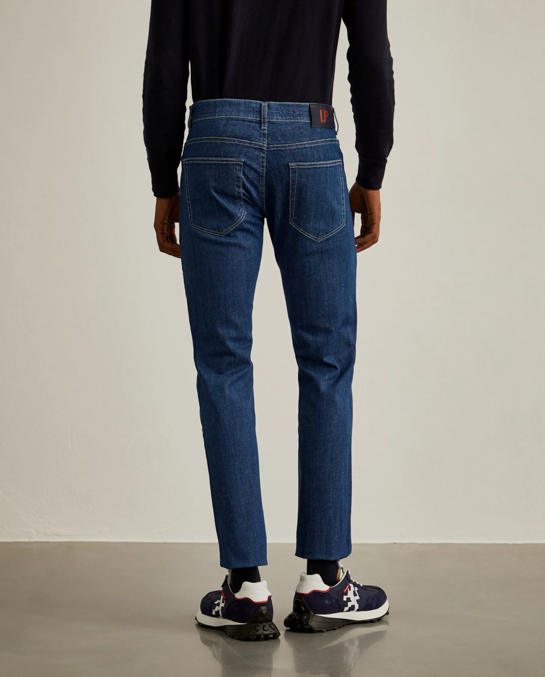 LION OF PORCHES Calças^Calças denim slim fit