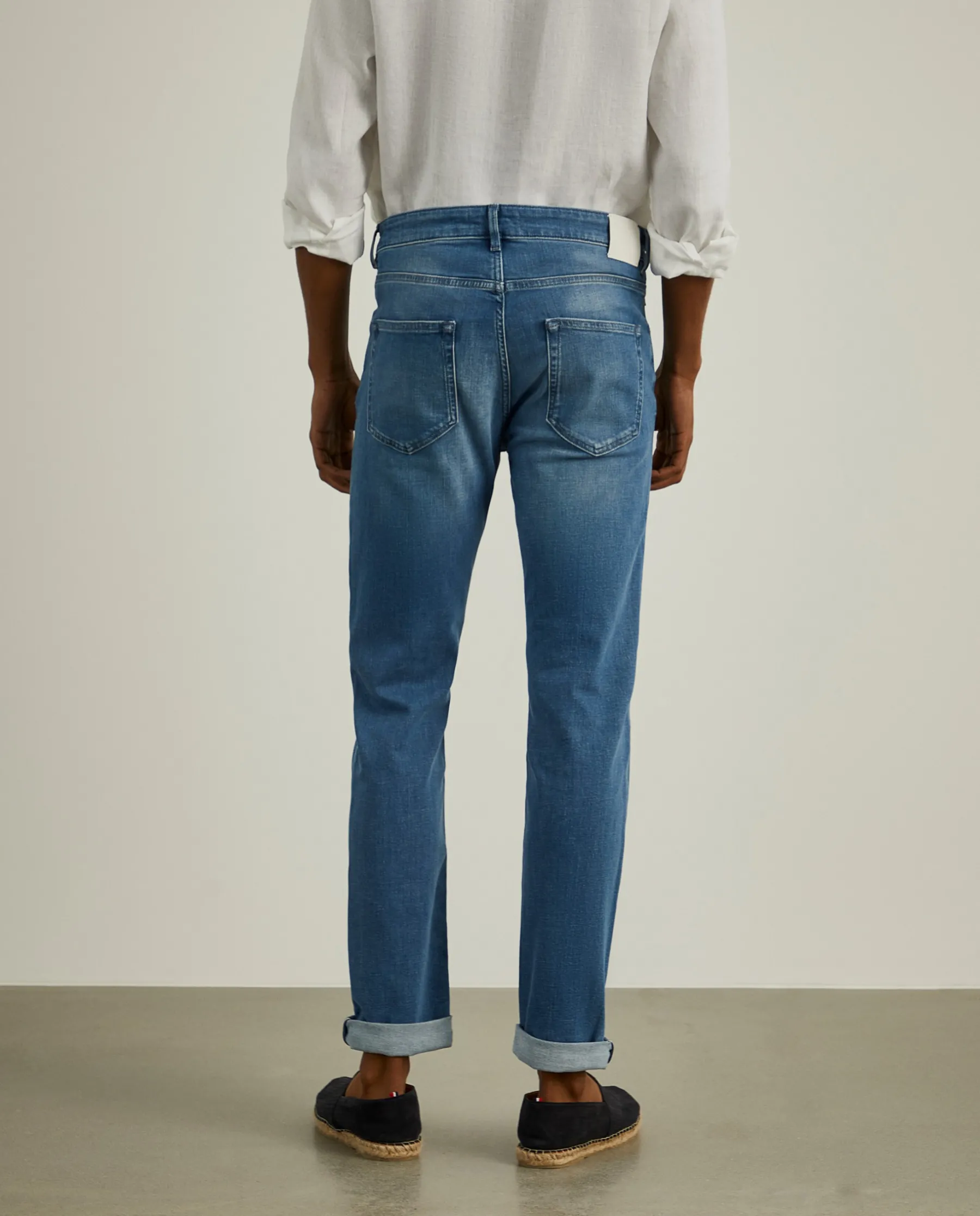 LION OF PORCHES Calças^Calças denim slim fit