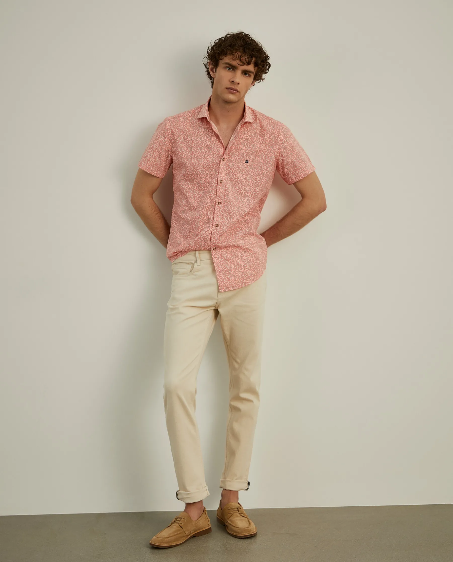 LION OF PORCHES Calças^Calças denim slim fit
