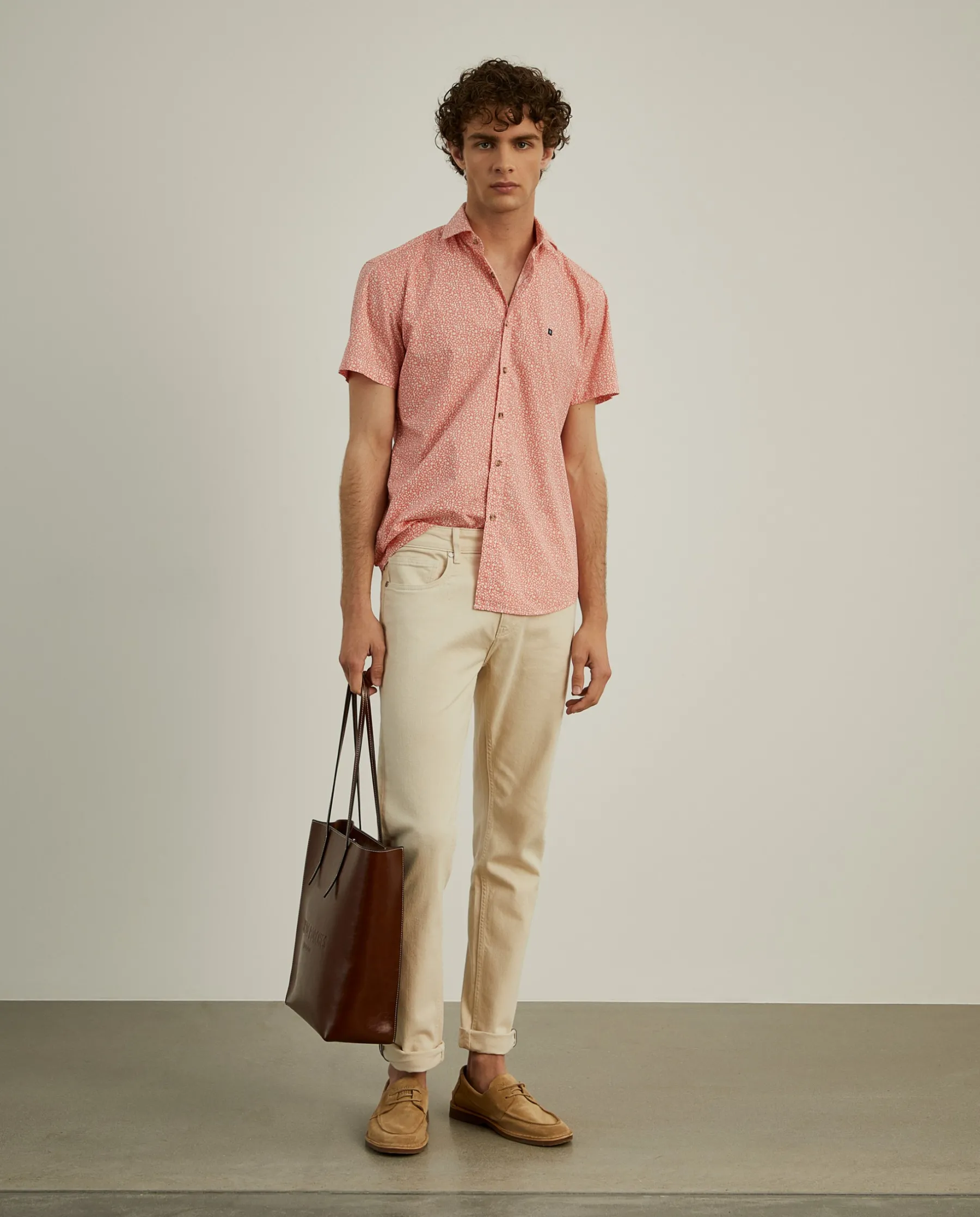 LION OF PORCHES Calças^Calças denim slim fit