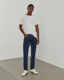 LION OF PORCHES Calças^Calças denim slim fit