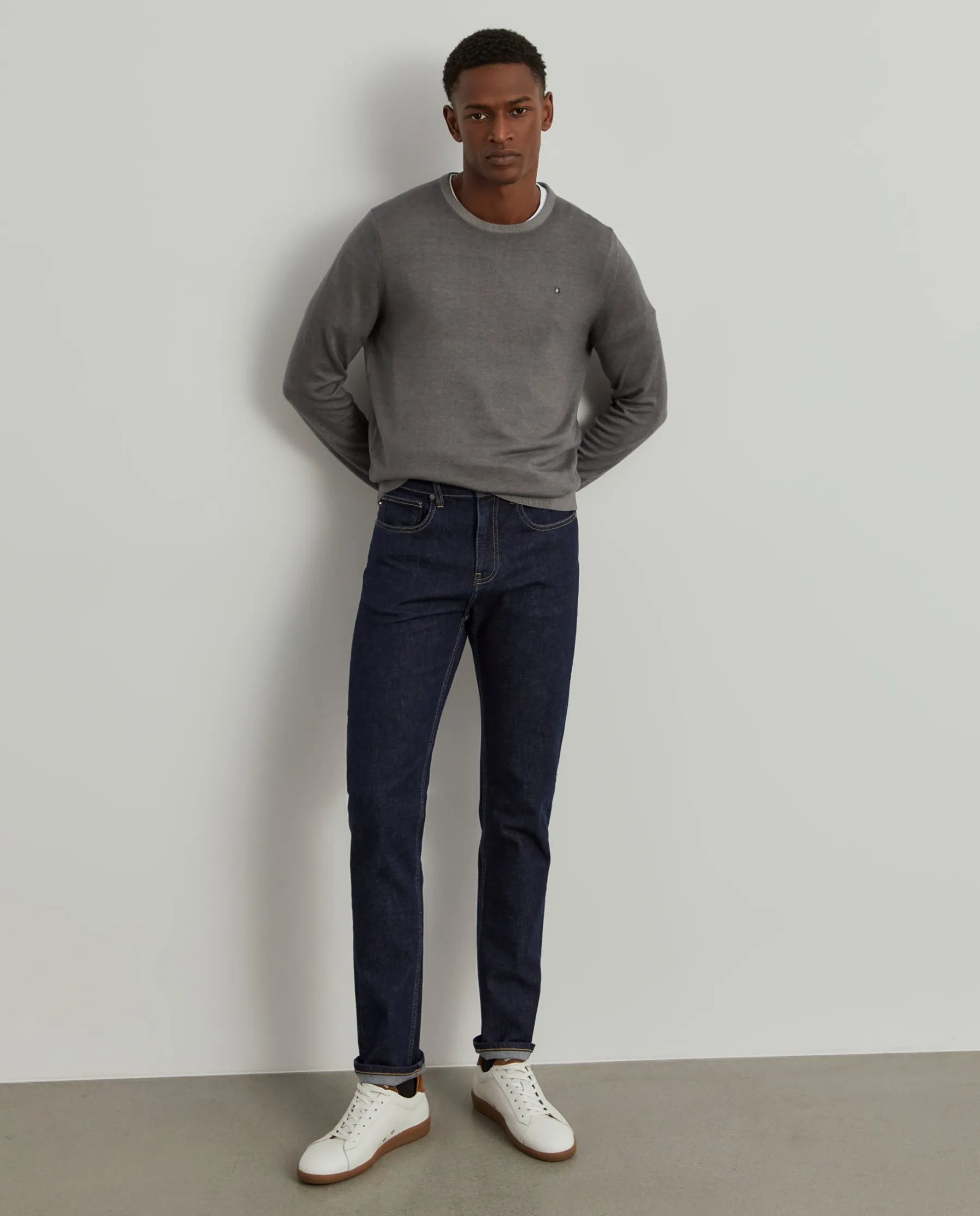 LION OF PORCHES Calças^Calças denim slim fit