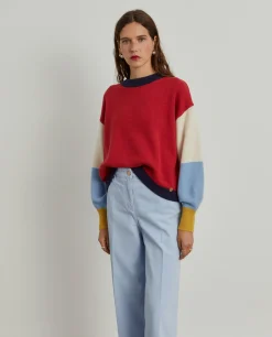 MULHER LION OF PORCHES Calças^Calças denim wide leg