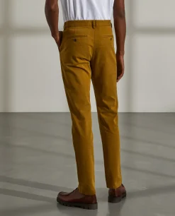 LION OF PORCHES Calças^Calças para homem chino slim fit em algodão stretch