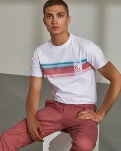 LION OF PORCHES Calças^Calças para homem slim fit chino de algodão stretch